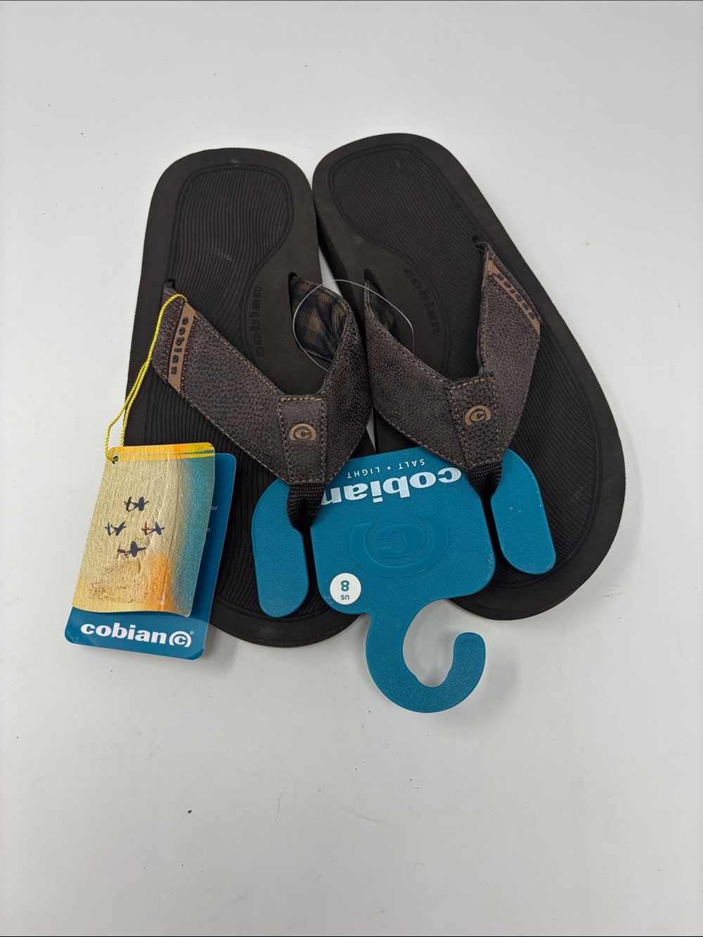 New Cobian | 8 Brown ARV 2 Trek chocolate Men's Thong Sandals
